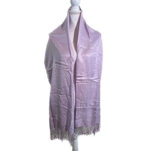 Paskmina Light Purple Fringe Scarf